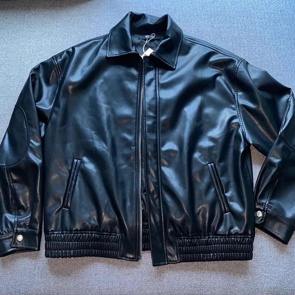 Faux Leather Jacket